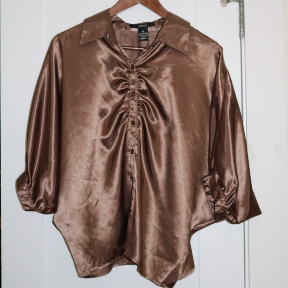 Bronze Vertigo Blouse NWT